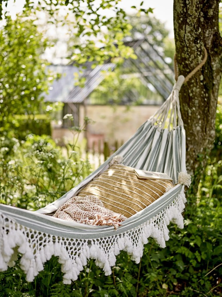 Bloomingville Bavlnená hojdacia sieť Cruz Hammock