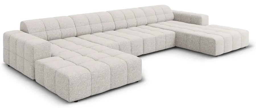 Svetlosivá rohová pohovka (do "U") Chicago – Cosmopolitan Design