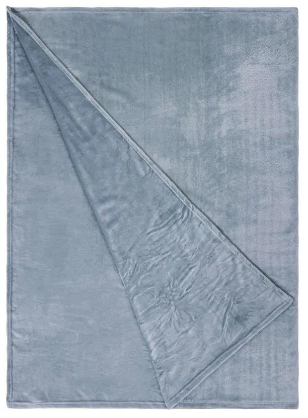 Butlers LAZY DAYS Flisová deka 200 x 150 cm - modrá