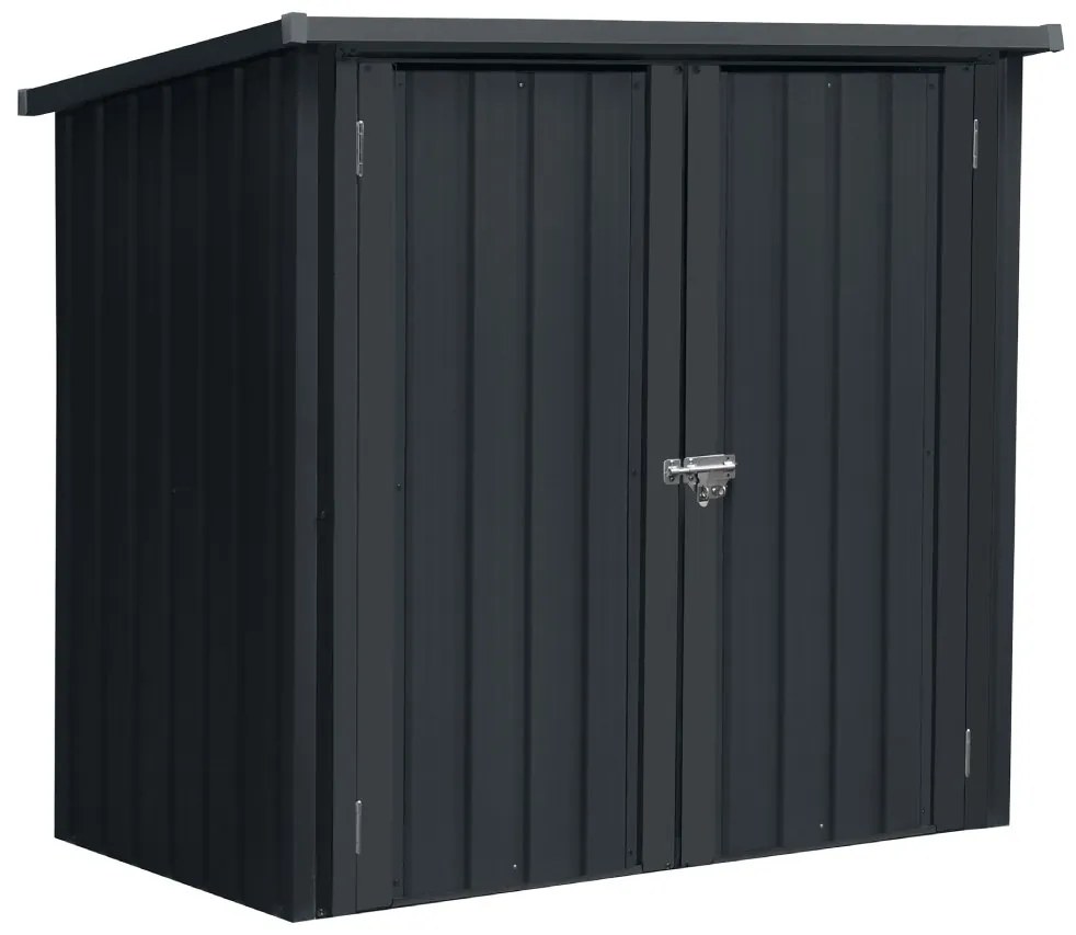 Záhradný domček BestBerg ZS1-1A / 1,3 m² / 147 x 86 x 134 cm / sivá