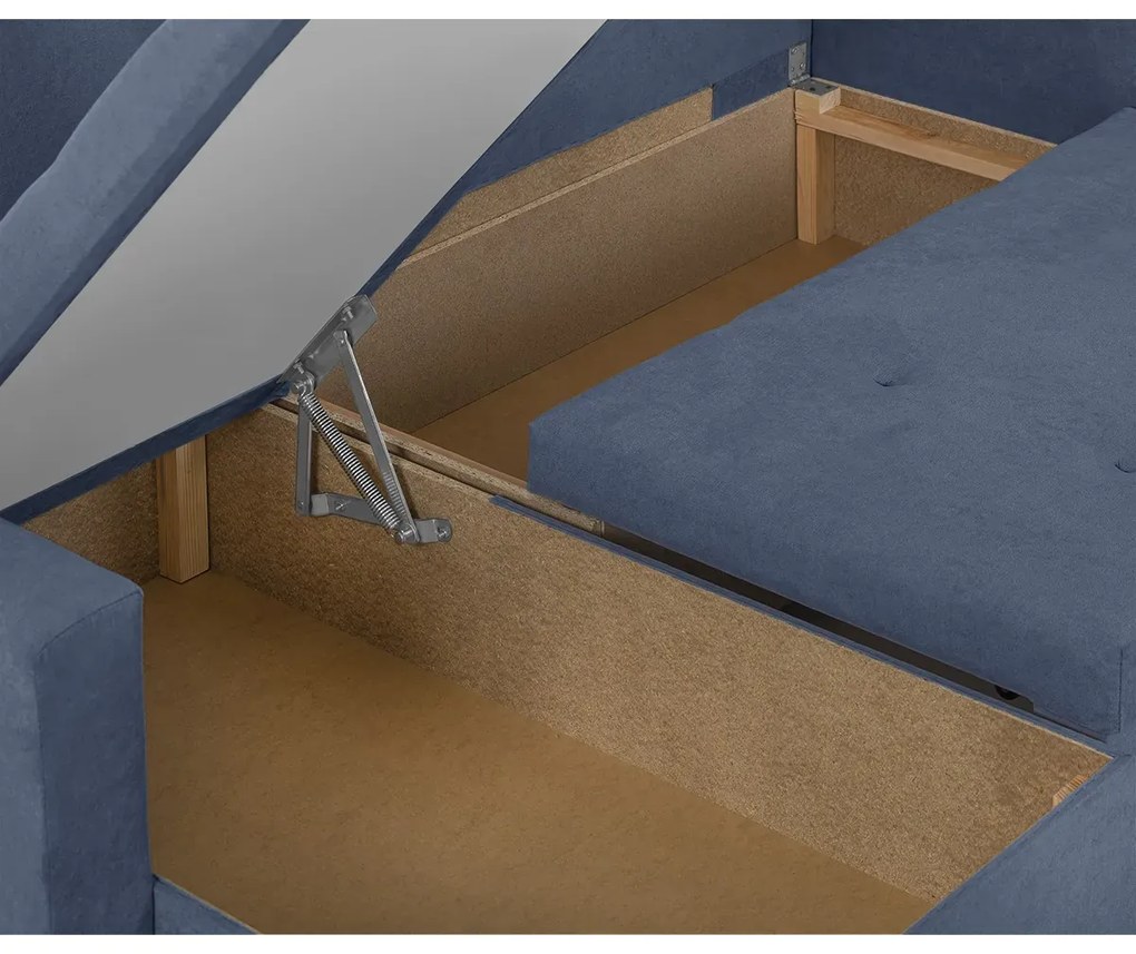 Rozkládací rohová sedací souprava FELIX Modrá