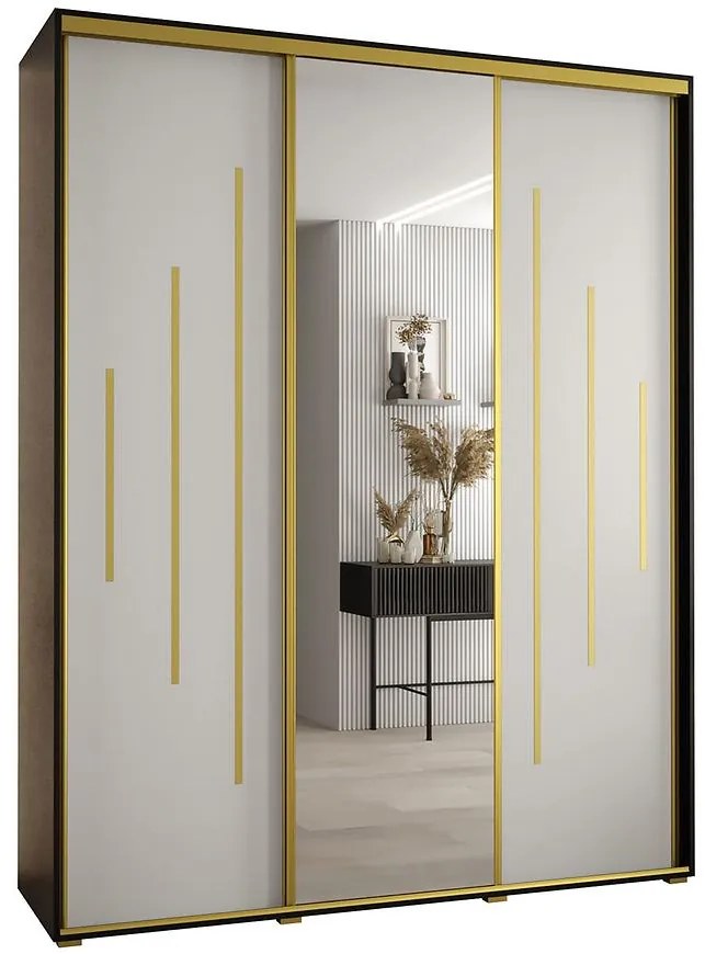 Skriňa 45 Canaris 13 190 čierna/biela/gold