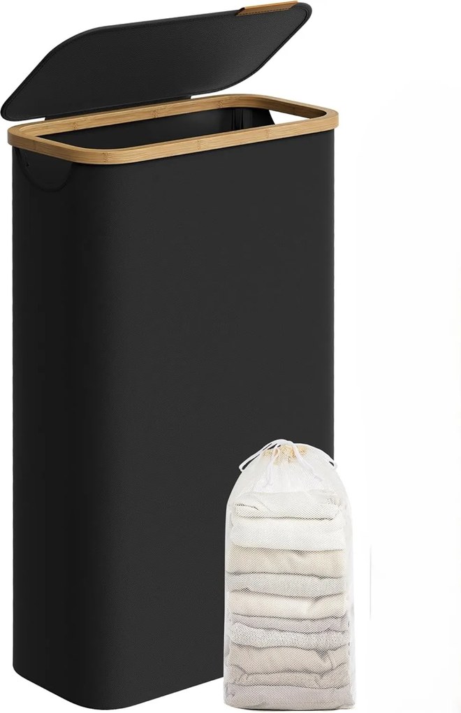 Koš na prádlo Leslie 65 L černý