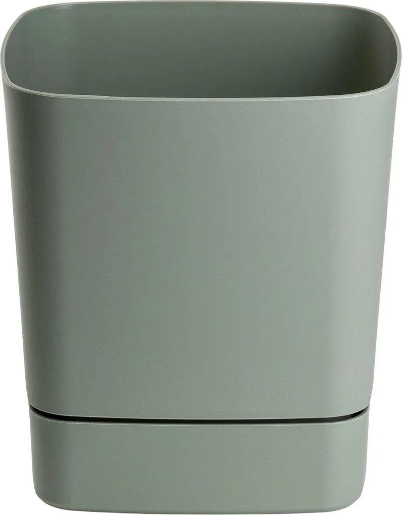 PLASTOVÝ KVETINÁČ CUBI 19X21 CM MÄTOVÁ