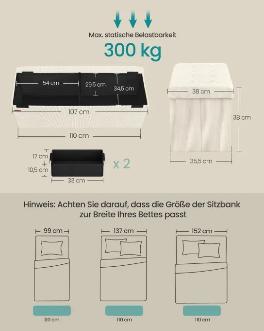 Lavička s vekom LSF604W01