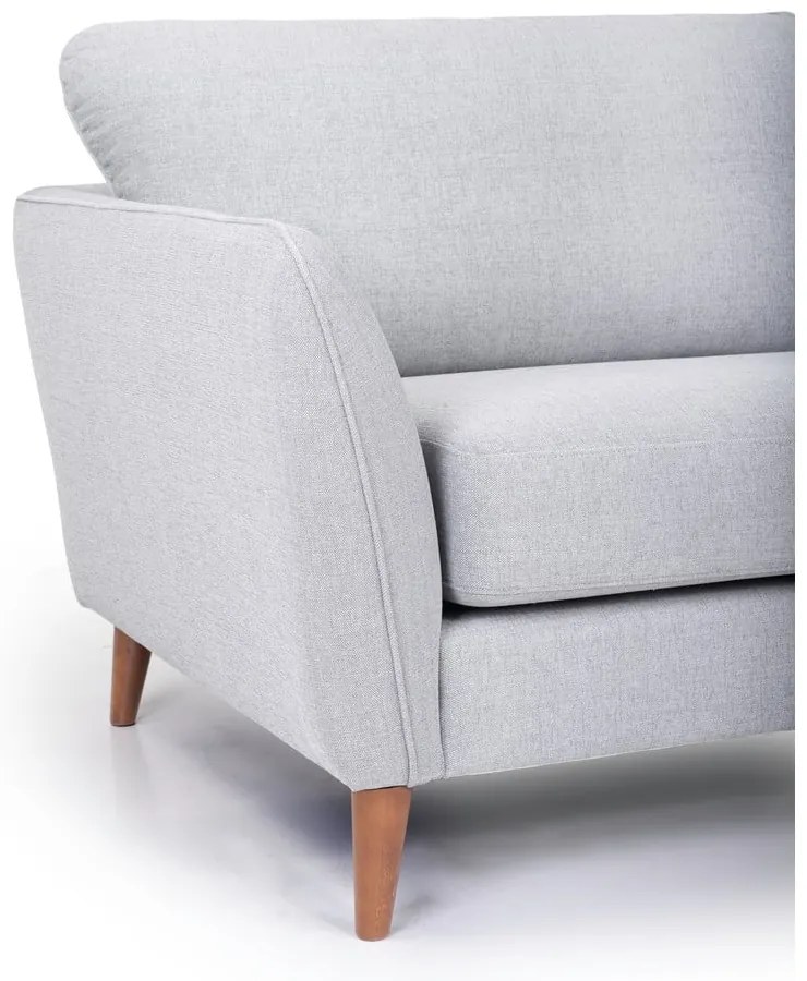 Svetlosivá rohová pohovka (pravý roh) Oslo - Scandic