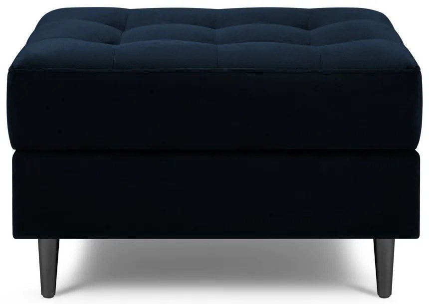 Modrá zamatová podnožka Milo Casa Santo