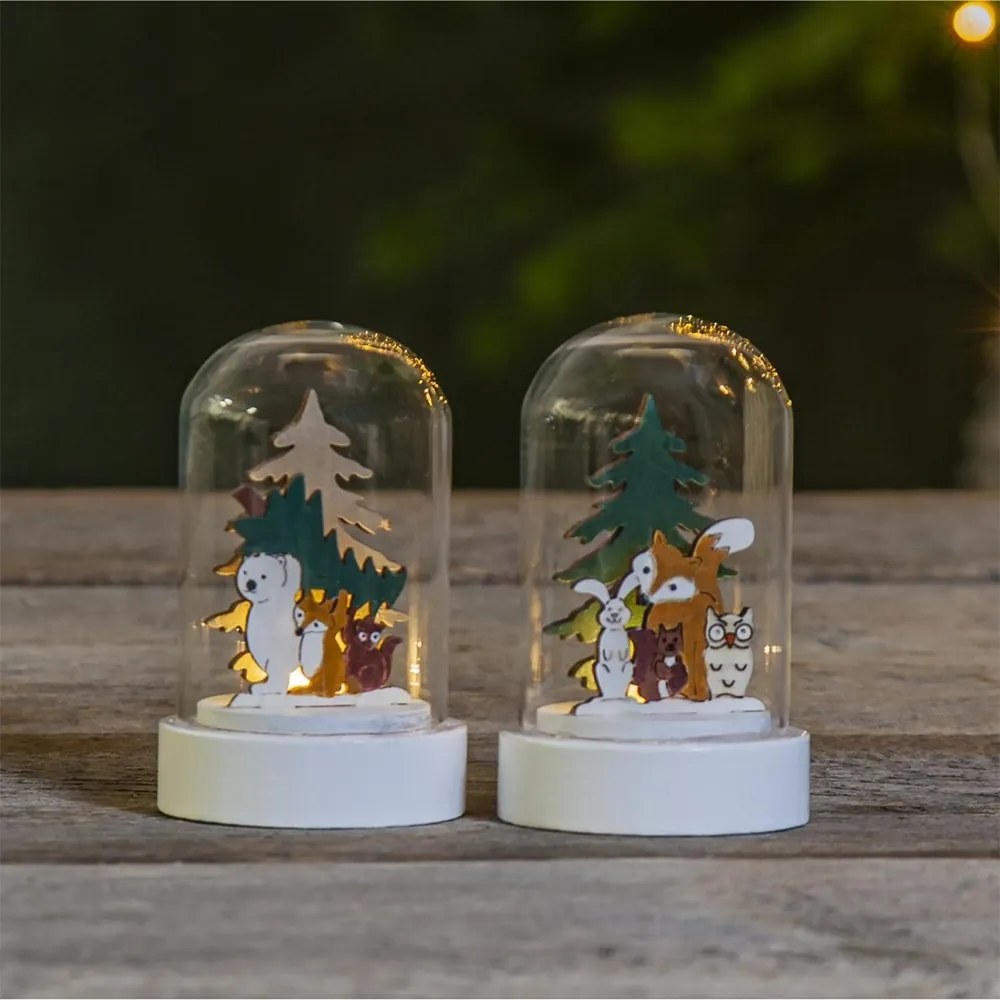 Star trading LED stolová dekorácia FOREST FRIENDS SET/2ks