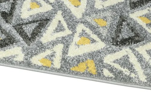 Koberce Breno Kusový koberec PORTLAND 54/RT4E, sivá, viacfarebná,80 x 140 cm