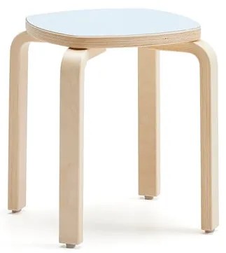 Detská stolička VIDE, laminát - modrá, výška 380 mm