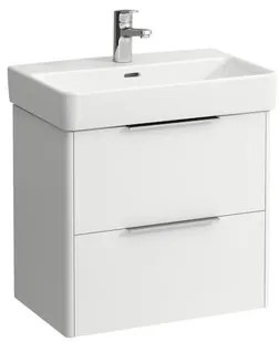 Kúpeľňová skrinka pod umývadlo Laufen Base 57x53x36 cm biela mat H4022121102601