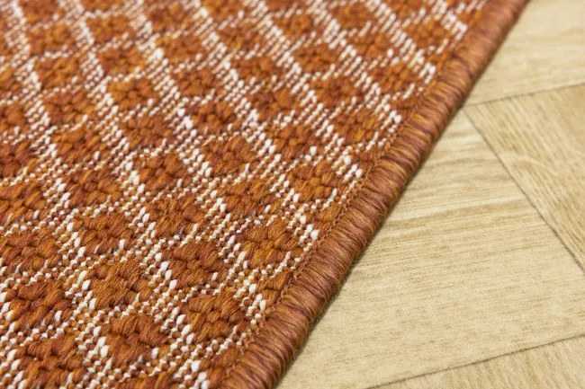 Obojstranný koberec BRUSSELS 206074/10410 Cayenne krémový / terakotový