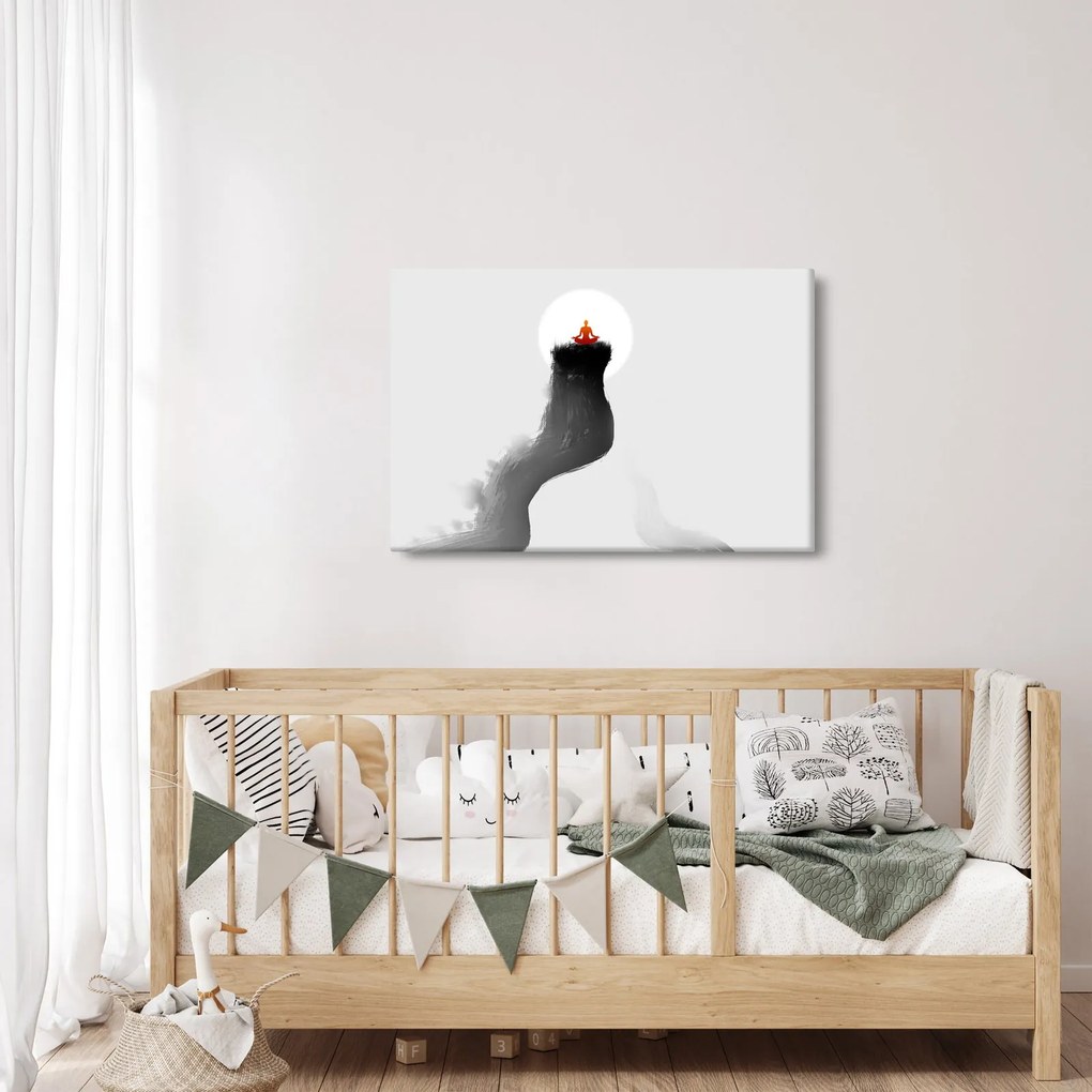 Obraz - Meditácia na vrchole (90x60 cm)