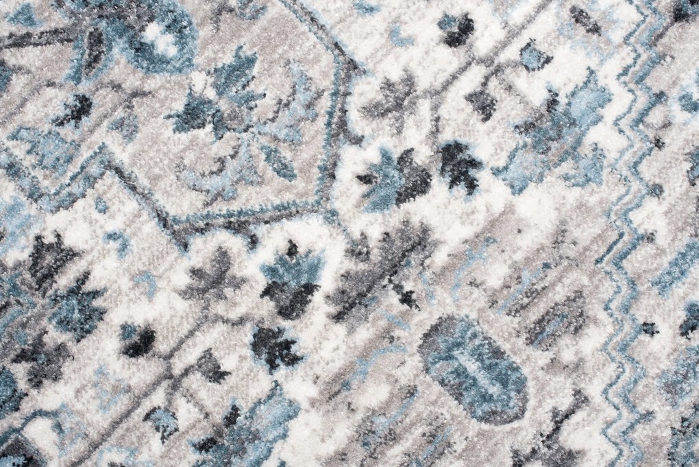 TA Koberec 3783A STRIEBORNÁ / D.GRAY MYSTIC Rozmer: 120x180 cm