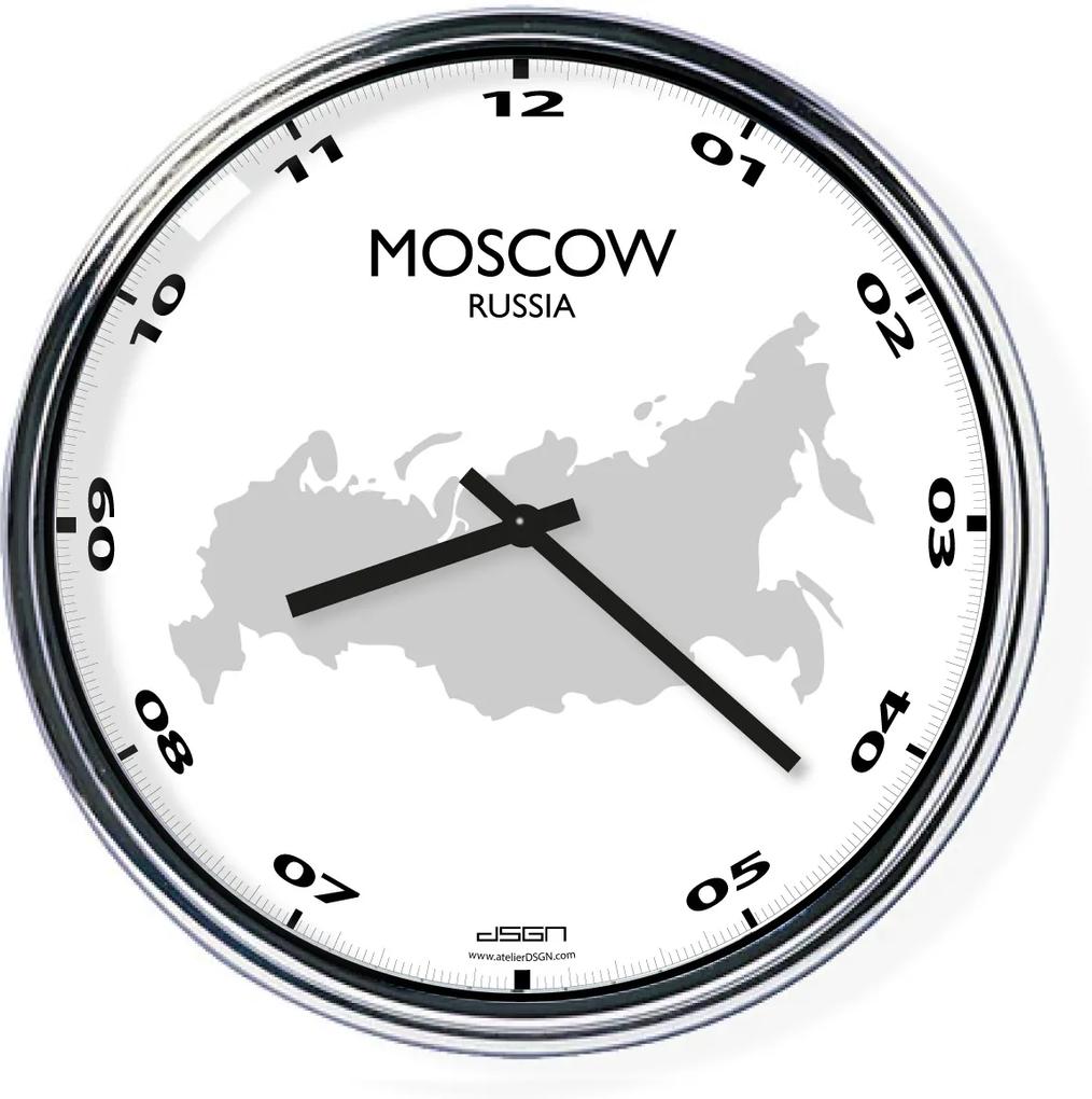 Kancelárske nástenné hodiny: Moskva,  Výber farieb Svetlé