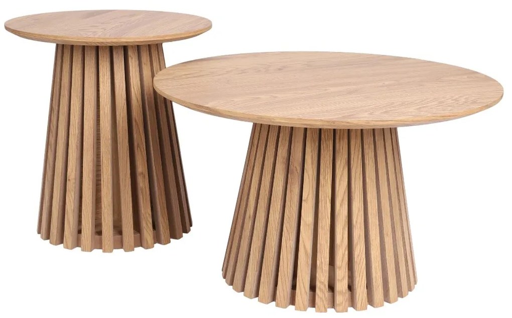 Súprava konferenčných stolíkov Arezzo M, divoký dub (CT3874)