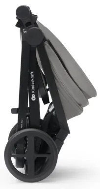 KINDERKRAFT-Kombinovaný kočík 3v1 NEWLY Moonlight grey  + autosedačka MINK PRO