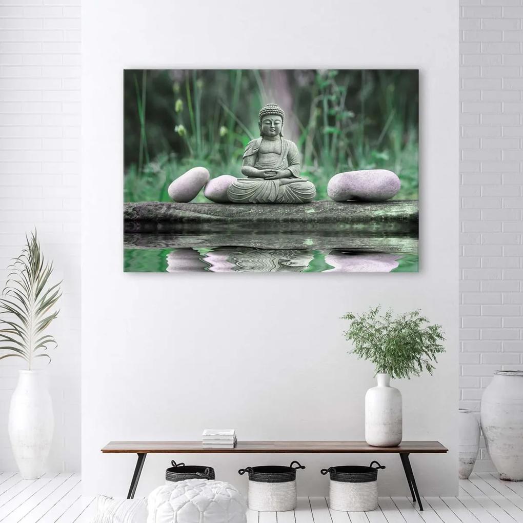 Obraz na plátně Buddha Feng Shui meditace - 100x70 cm