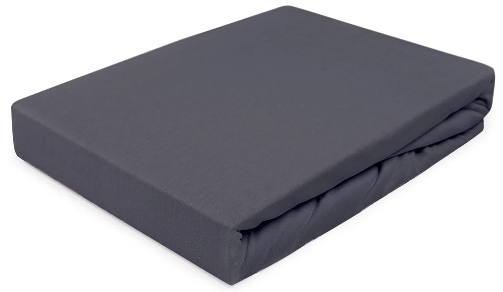 JERSEY PRESTIERADLO 041/210 200X220 CM TMAVOSIVÉ