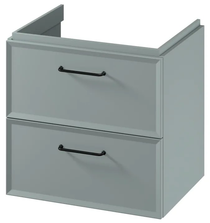 Cersanit Mille, umývadlová skrinka 594x446x551 mm, zelená matná, S1021-003
