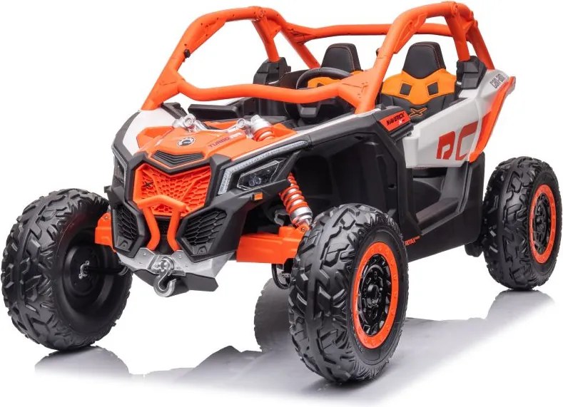 LEAN CARS Elektrická bugina na batérie Can-am RS DK-CA001 oranžová 4x4