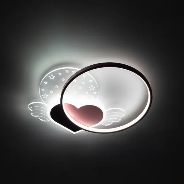 Brilagi - LED detské stropné svietidlo LOVE LED/48W/230V 3000/4500/6000K ružová