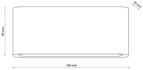 LED Vonkajšie nástenné svietidlo ARWENA 2xLED/12W/230V IP54 čierna