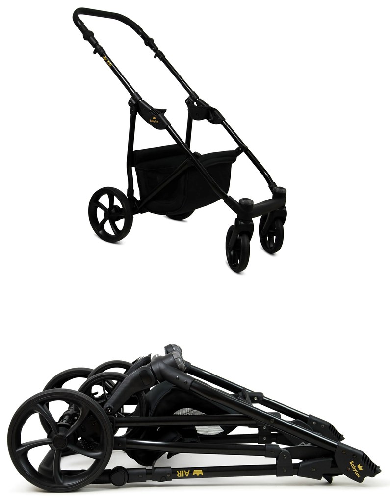 Detský kočík 3v1 BabyLux AIR ALU Steel