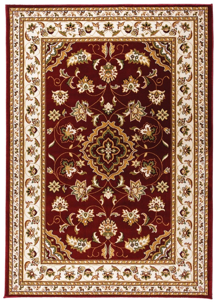 Flair Rugs, Kusový koberec Sincerity Royale Sherborne Red, 120x170, červená, obývacia izba