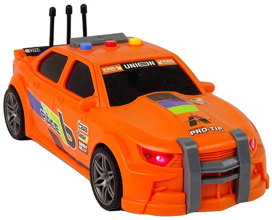 LEAN TOYS Športové auto 1:16 – oranžová