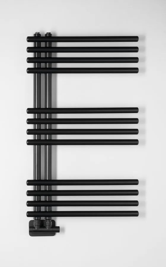 Sapho Sapho, NYMPHA vykurovacie teleso 500x800mm, čierná mat, LLN80B