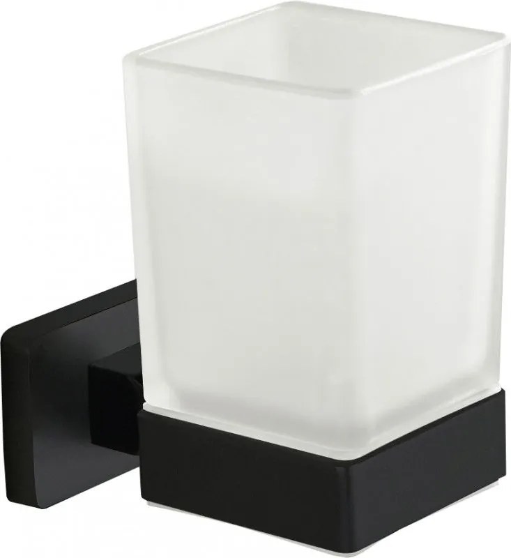 Mexen Asis pohár na zubné kefky, čierna - 7017638-70