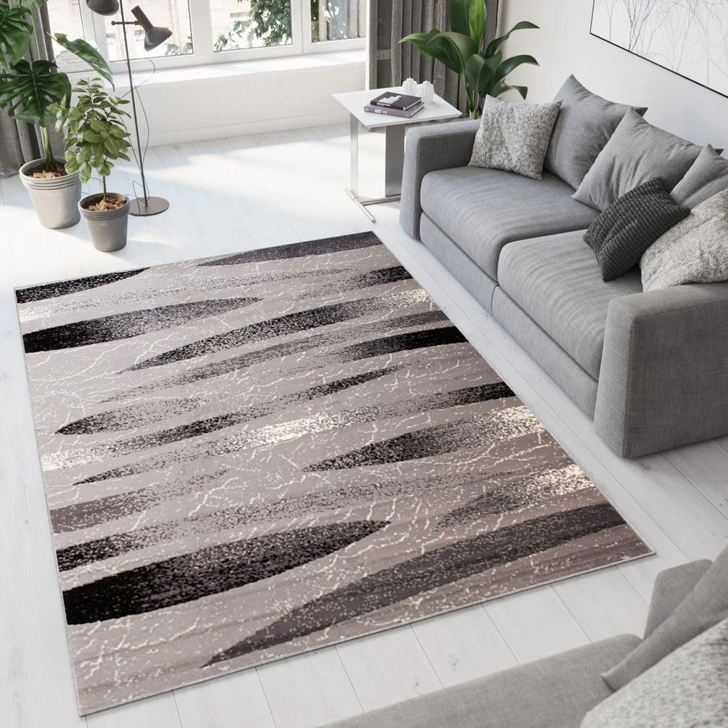 Koberec D320B GRAY CHEAP PP CRM Veľkosť: 200x300cm