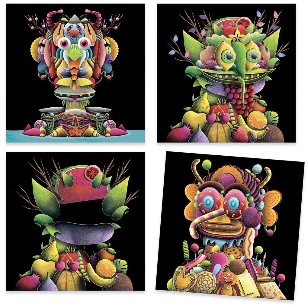 Kreatívna hra - Giuseppe Arcimboldo - Jarná zelenina