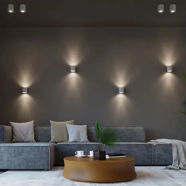 Sollux SL.0486 - Nástenné svietidlo ORBIS 1xG9/40W/230V betón