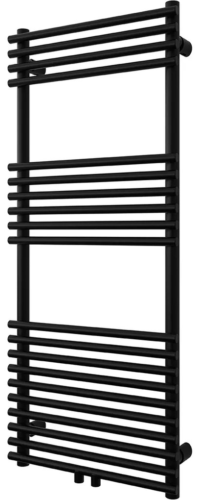 Cerano Mathilda, vykurovacie teleso 1200x500mm, 545W, rozteč pripojenia D5/450 mm, čierna matná, CER-CER-429694