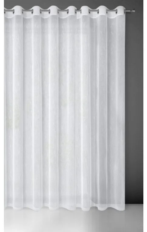 DECOREUM Dažďová záclona, lesklá 300 cm x 250 cm biela 100 % polyester 57205