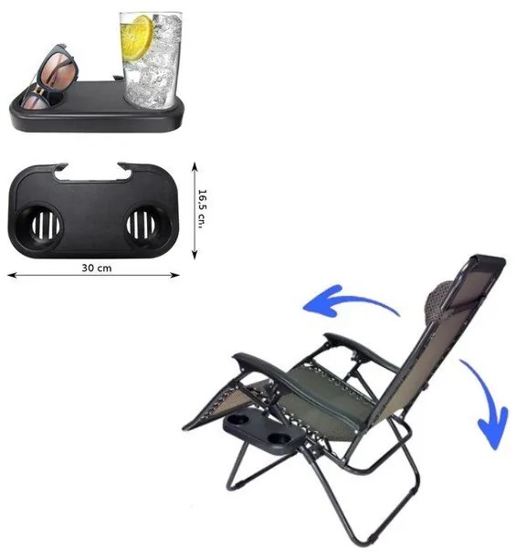Vekr GARDEN Gravity lehátka RG-362 + Darček Teflónová podložka na grilovanie 2 ks