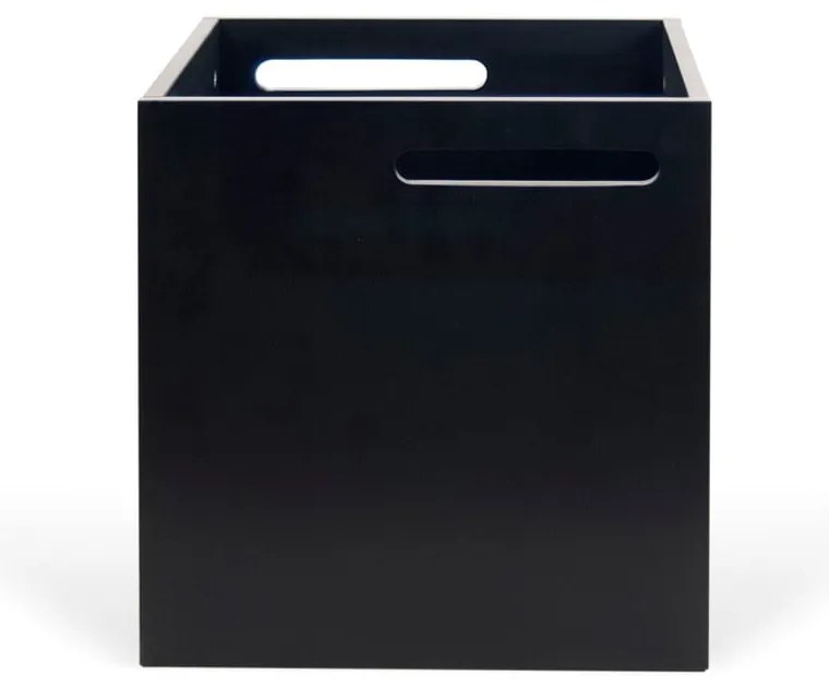 Čierny úložný box ku knižniciam TemaHome Berlin