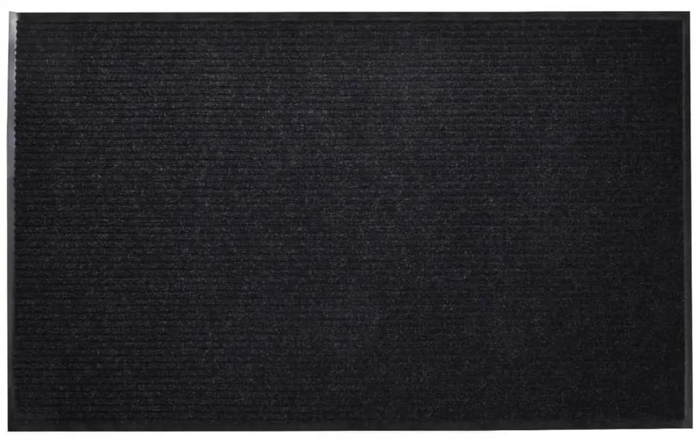 vidaXL Čierna PVC rohožka, 90 x 150 cm