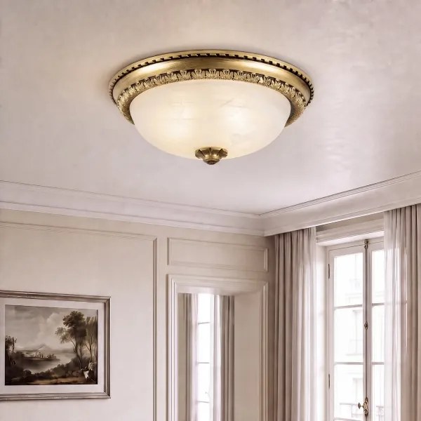Brilagi - Stropné svietidlo FRESCO 2xE27/40W/230V, priemer 30 cm, mosadz