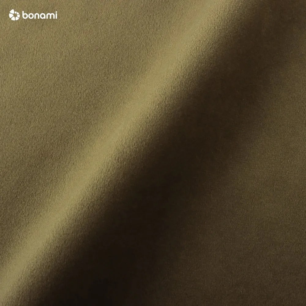 Olivovozelená zamatová podnožka Milo Casa Santo