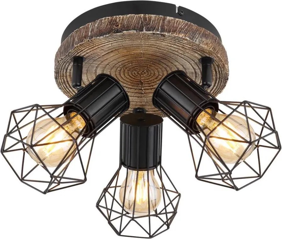 Globo 54017W-3 - Bodové svietidlo PRISKA 3xE27/60W/230V