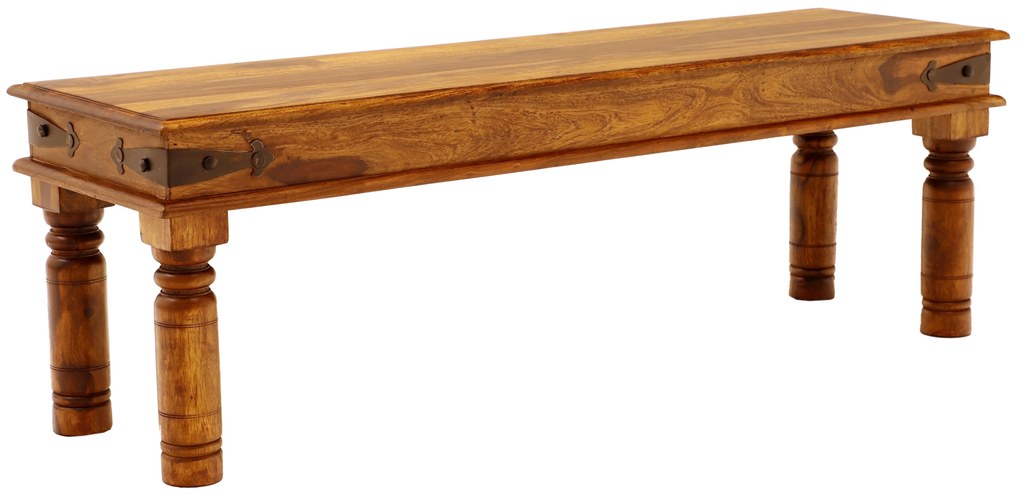 furniture-nabytek.cz - Rustikálna lavica z dreva palisander 140x40