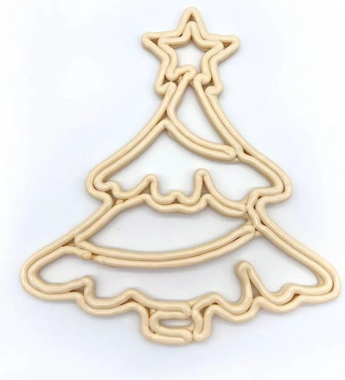 DECOLED Vánoční stromeček, 30 cm, bílá