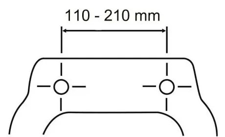 WC sedadlo z drevovláknitej dosky Wenko Portugal, 44 × 37,5 cm