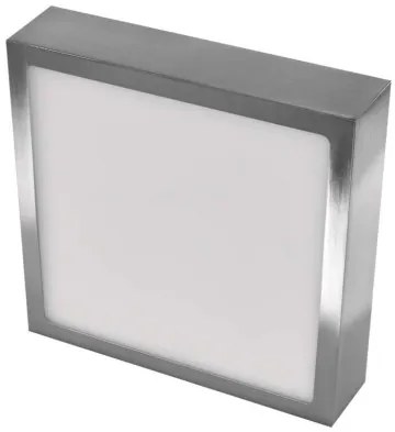 EMOS Prisadené stropné LED osvetlenie NEXXO, 12,5W, teplá biela-studená biela, štvorcové, chrómované