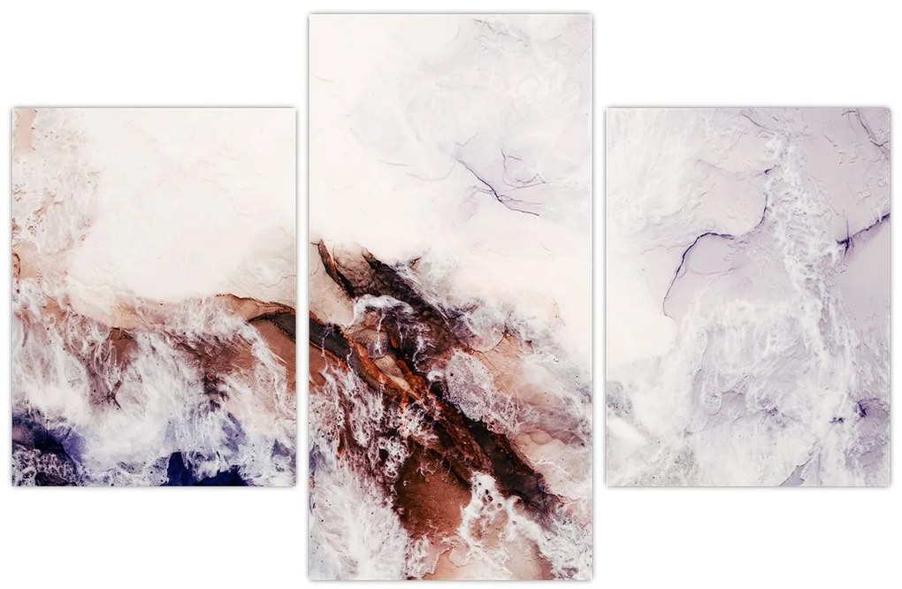 Obraz - Fialový mramor N⁰1 (90x60 cm)