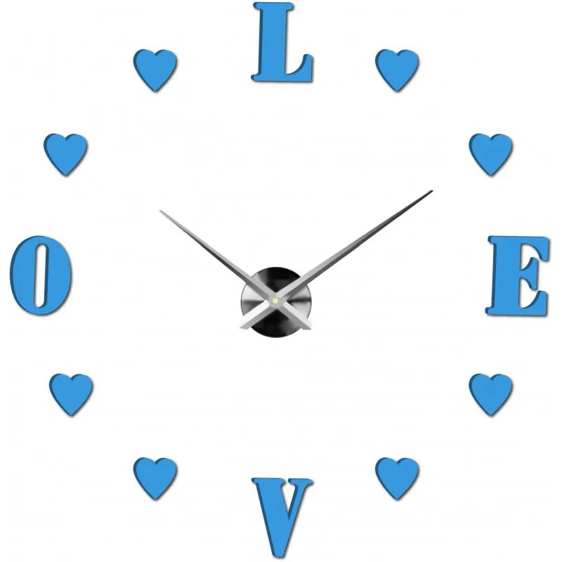 Moderné nalepovacie nástenné hodiny | 3D hodiny 12S011-Wanduhr