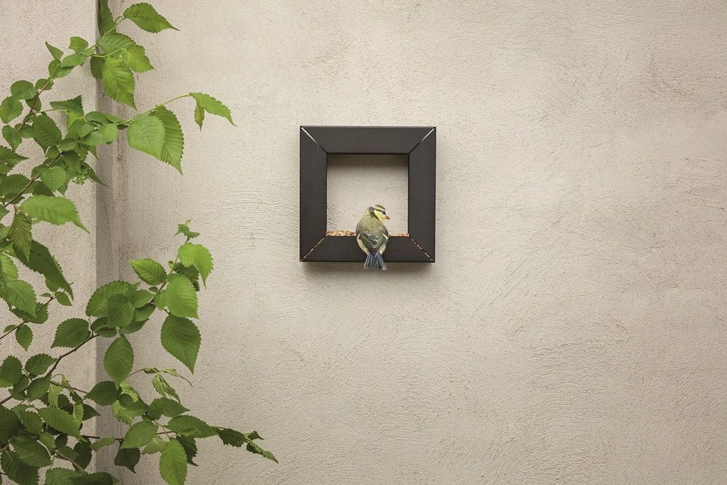 Eva Solo Nerezové krmítko pre vtáky Frame Black